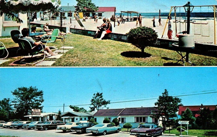 El Cortez Resort - Old Postcard View